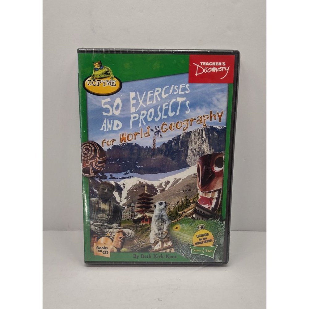 50 Projects & Exercises For World Geography CD Book